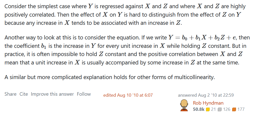 multicollinearity